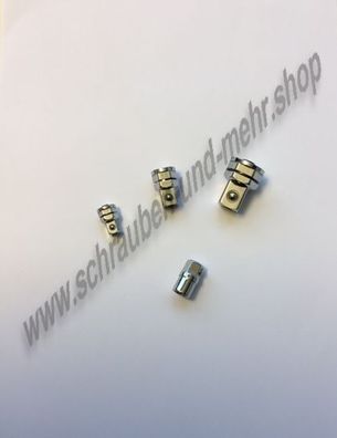 Steckschlüssel Stecknuss Adaptersatz 1/4 1/8 1/2" für Ratschen 4-tlg Adapter Bit