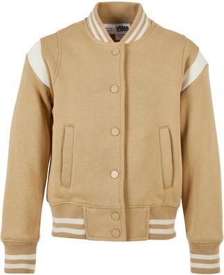 Urban Classics Mädchen Jacke Girls Inset College Sweat Jacket