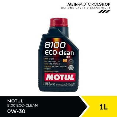Motul 8100 Eco-clean 0W-30 1 Liter