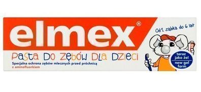 Elmex Kinderzahnpasta, 0-6 Jahre, 50ml - Milchzahn Schutz & Kariesbekämpfung