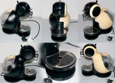 Krups KP220 Melody Nescafé Dolce Gusto Kaffee Kapselmaschine 1500W Vanille Black