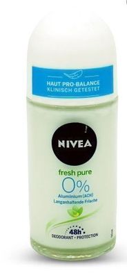 Nivea Deo Roll-On Frische & Reinheit 50 ml - Langanhaltender Schutz fér ein reines Ha