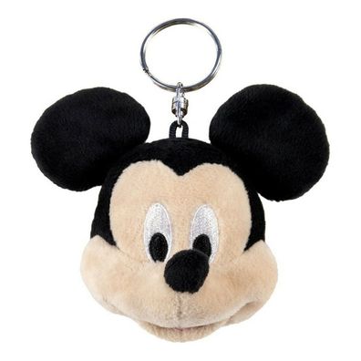 Plüschtier Schlüsselanhänger Mickey Mouse Schwarz Default Title