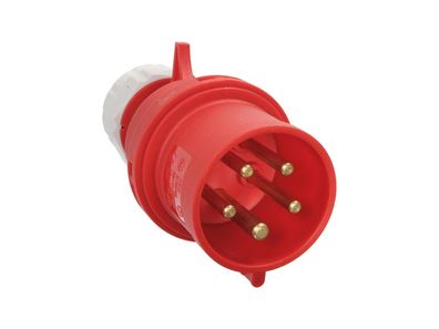 AS-SCHWABE Stecker CEE, 400 V, 16 A, 5-p mit Schraubanschlüssen