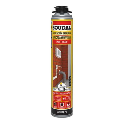 Schaum Soudal Classic 115798 Polyurethan Pistole Beige 750 ml Default Title