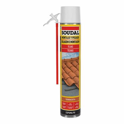 Schaum Soudal Polyurethan Dach Rot 750 ml Default Title