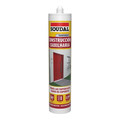 Silikon Soudal 115785 Konstruktion Durchsichtiges 290 ml Default Title