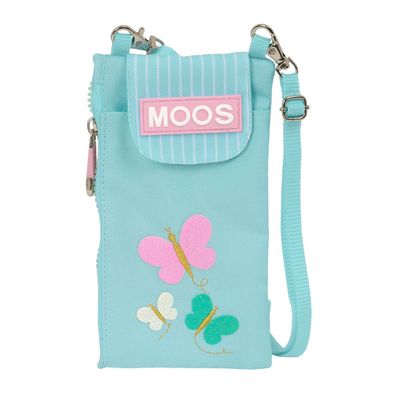 Geldbeutel Moos Butterflies Mobile Tasche Blau Default Title