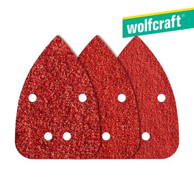 Schleifpapier Wolfcraft 1756000 80/120/240 g (9,6 x 13,6 cm) Default Title