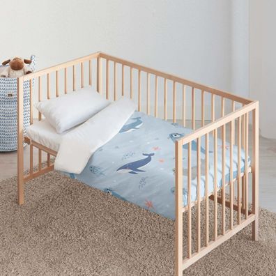 Bettbezug für Babybett Kids&Cotton Tabor Small 100 x 120 cm Default Title