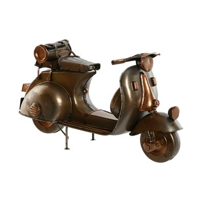 Deko-Figur Home ESPRIT Champagner Silberfarben Vespa Vintage 28 x 11 x 17 cm Default