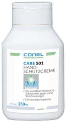 CARE 501 Hand-Schutzcreme 250ml Quetsch. ''Unsichtbarer Handschuh'' CONEL