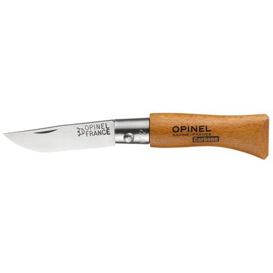 Tranchiermesser Opinel Kohlenstoffstahl Buchenholz 3,5 cm Default Title