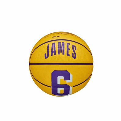 Basketball Wilson NBA Player Icon Mini Lebron Gelb Einheitsgröße Default Title