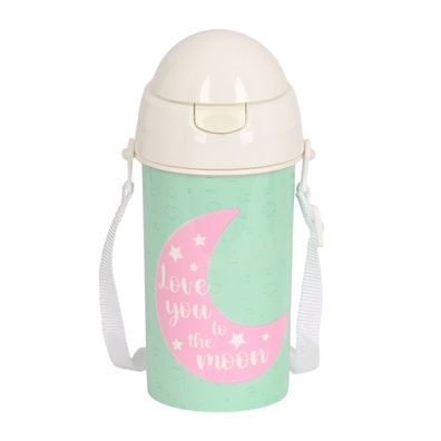 Wasserflasche BlackFit8 Moon grün PVC 500 ml Default Title