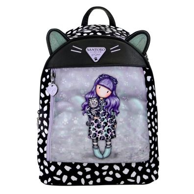 Lässiger Rucksack Gorjuss Smitten kitten Schwarz Weiß (25,5 x 31 x 10 cm) Default Tit