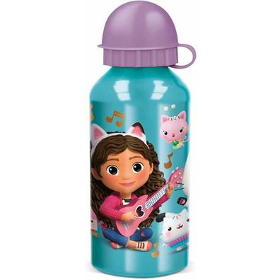 Flasche Gabby's Dollhouse 400 ml Für Kinder Aluminium Default Title