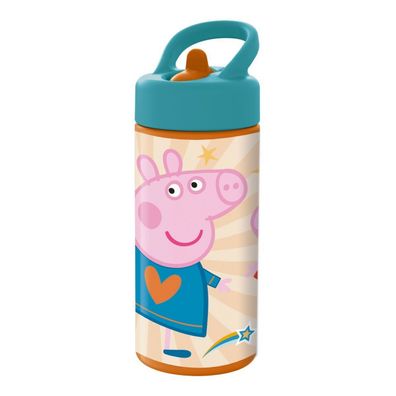 Wasserflasche Peppa Pig Having fun Rosa PVC 410 ml Default Title