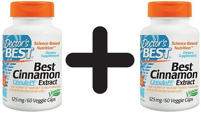 2 x Best Cinnamon Extract - 60 veggie caps