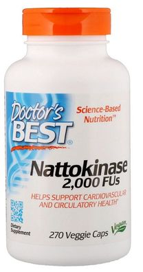 Nattokinase, 2000 FUs - 270 vcaps