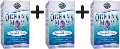 3 x Garden of Life Oceans Mom - 30 softgels