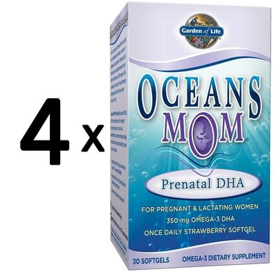 4 x Garden of Life Oceans Mom - 30 softgels