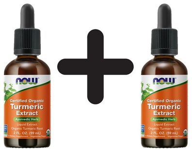 2 x Turmeric Extract Liquid, Organic - 59 ml