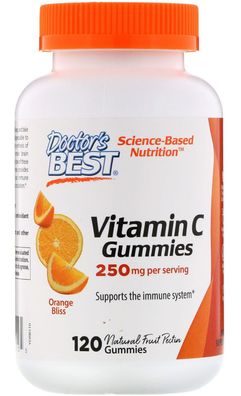 Vitamin C 250 mg, Orange Bliss - 120 gummies