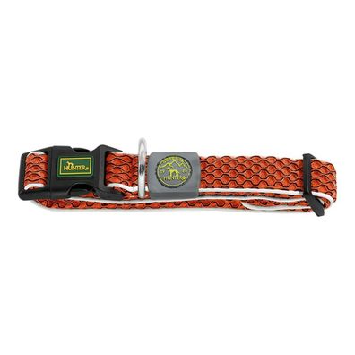 Hundehalsband Hunter Basic Thema Orange M (33-50 cm) Default Title