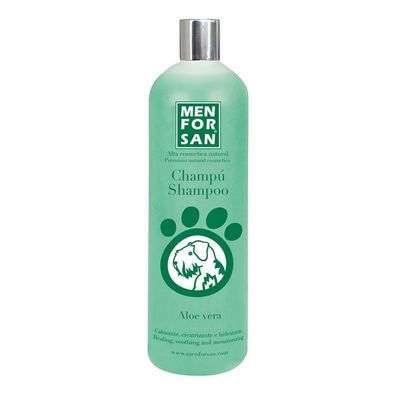 Shampoo für Haustiere Menforsan Hund Aloe Vera 1 L Default Title