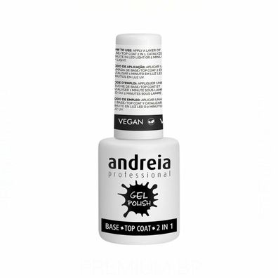 Nagellack Andreia Gel Polish Base Top Coat 2-in-1 (10,5 ml) Default Title