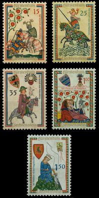 Liechtenstein 1961 Nr 406-410 postfrisch SB07B26