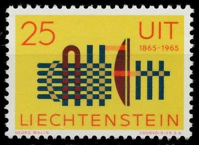 Liechtenstein 1965 Nr 458 postfrisch SB07D3E