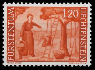 Liechtenstein 1960 Nr 396 postfrisch SB0D9EE