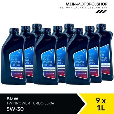 BMW TwinPower Turbo LL-04 5W-30 9x1 Liter