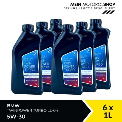 BMW TwinPower Turbo LL-04 5W-30 6x1 Liter