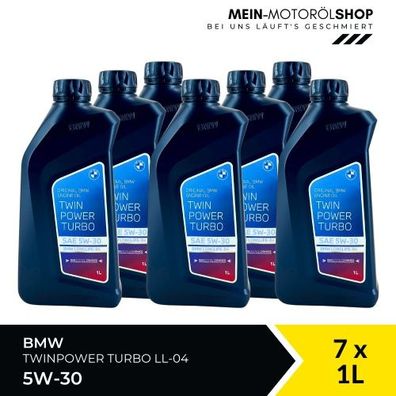 BMW TwinPower Turbo LL-04 5W-30 7x1 Liter