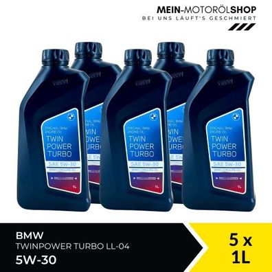 BMW TwinPower Turbo LL-04 5W-30 5x1 Liter