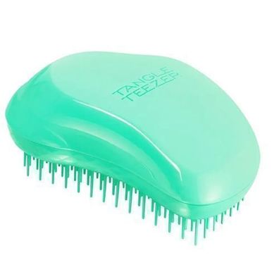 Kompakte Tangle Teezer Haarbérste in Tropicana Grén - Perfekte Entwirrung fér Unterwe