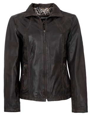 MADDOX - Damen Lederjacke Lammnappa coffee