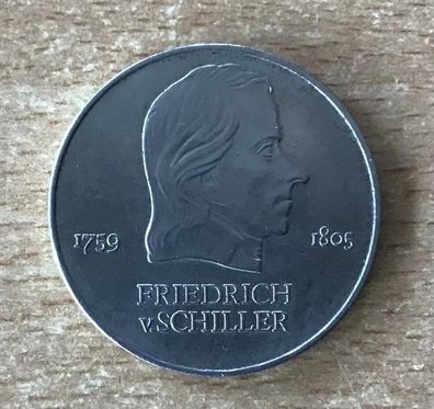 DDR Münze 20 Mark 1972 Friedrich Schiller