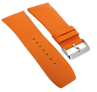 Bruno Banani ? Uhrenarmband 34mm orange aus Leder glatt ? DT6 900 308