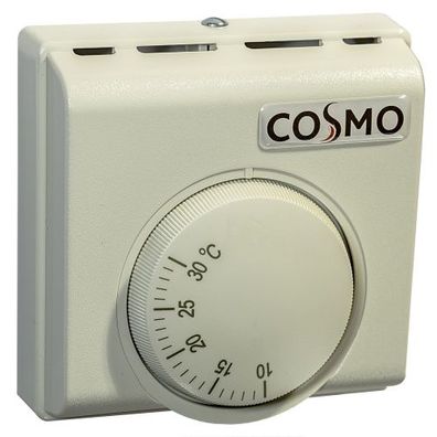 COSMO Raumthermostat Aufputz + 10 bis + 30 Gr., IP 30