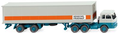 Wiking H0 1/87 052705 Hanomag Henschel Containersattelzug Frühauf - NEU OVP