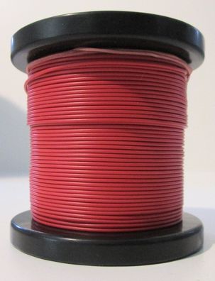 Schneider 5037 Qualitäts-Litze Kabel 18x0,10 rot 50m 0,14mm² (0,14€/m)
