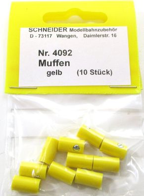 Schneider Z-H0 4092 Muffen gelb (10 Stk) - NEU