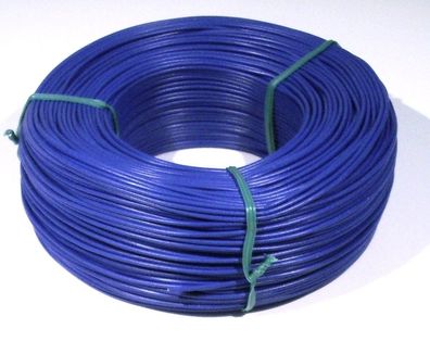 Schneider 5043 Qualitäts-Sachwachstromlitze 18x0,10 blau 100m 0,14mm² (0,135€/1m)