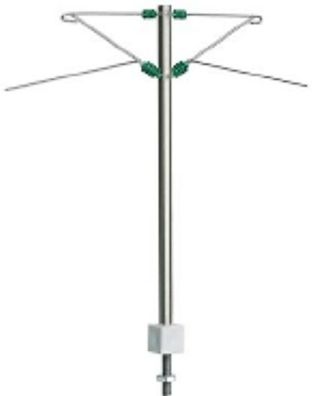 Sommerfeldt 116 H0 H-Profil-Mittelmast 68mm, Gleisabstand Mä-Fl-Tr (VE=1) - OVP NEU