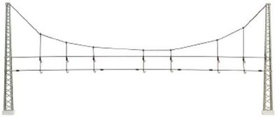 Sommerfeldt 130 H0 Einf. Quertragwerk 0,9 m. T-Masten 250 mm Baus. (VE=1) - OVP NEU