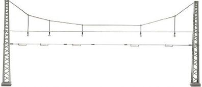 Sommerfeldt 161 H0 Profi-Quertragwerk, 0,7mm, Bausatz, . Masten (VE=1) - OVP NEU